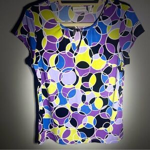 Susan graver top with circles design